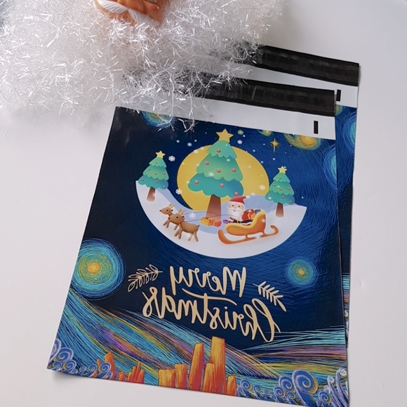 🎅🏼10 Pcs Poly Mailers Enveloppes plastique 10"x13" inches - Picture 4 of 4